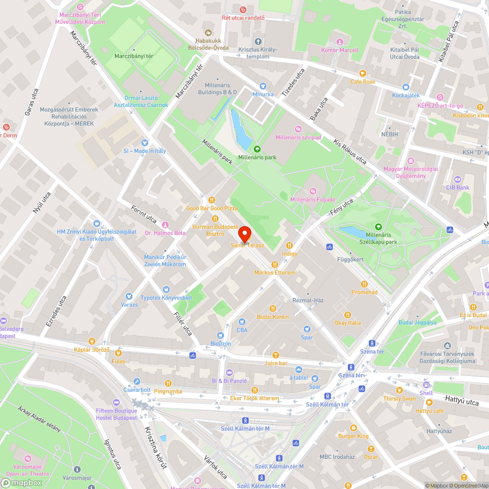 Nem működő szökőkút bejelentés helye