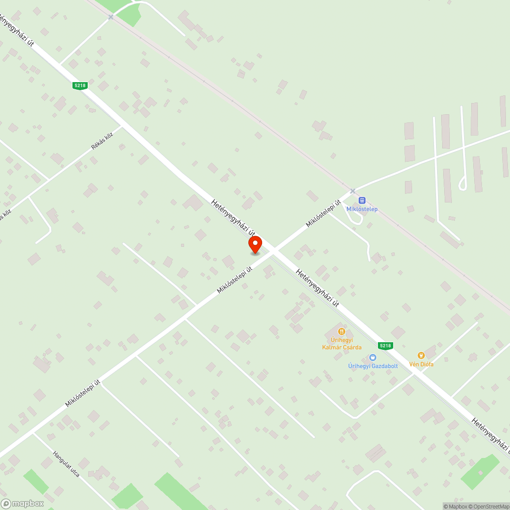 Járhatatlan, balesetveszélyes út bejelentés helye