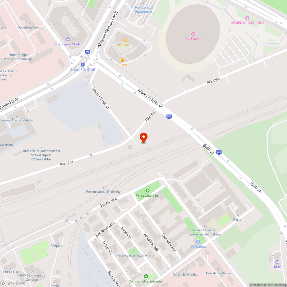 Összetört, mozgó fedlap bejelentés helye