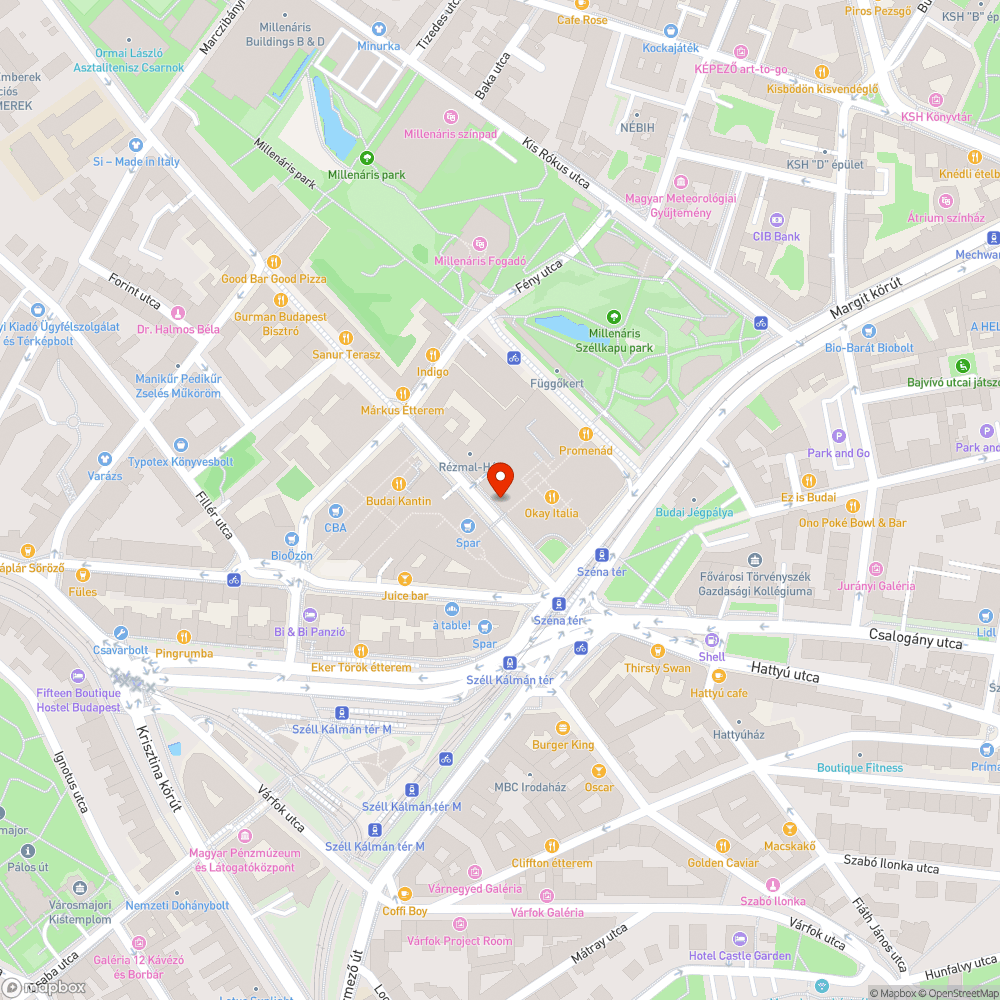 Hiányzó fa bejelentés helye