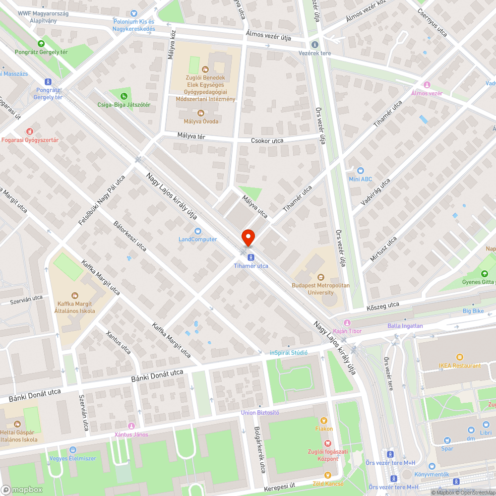 Eldugult lefolyó bejelentés helye