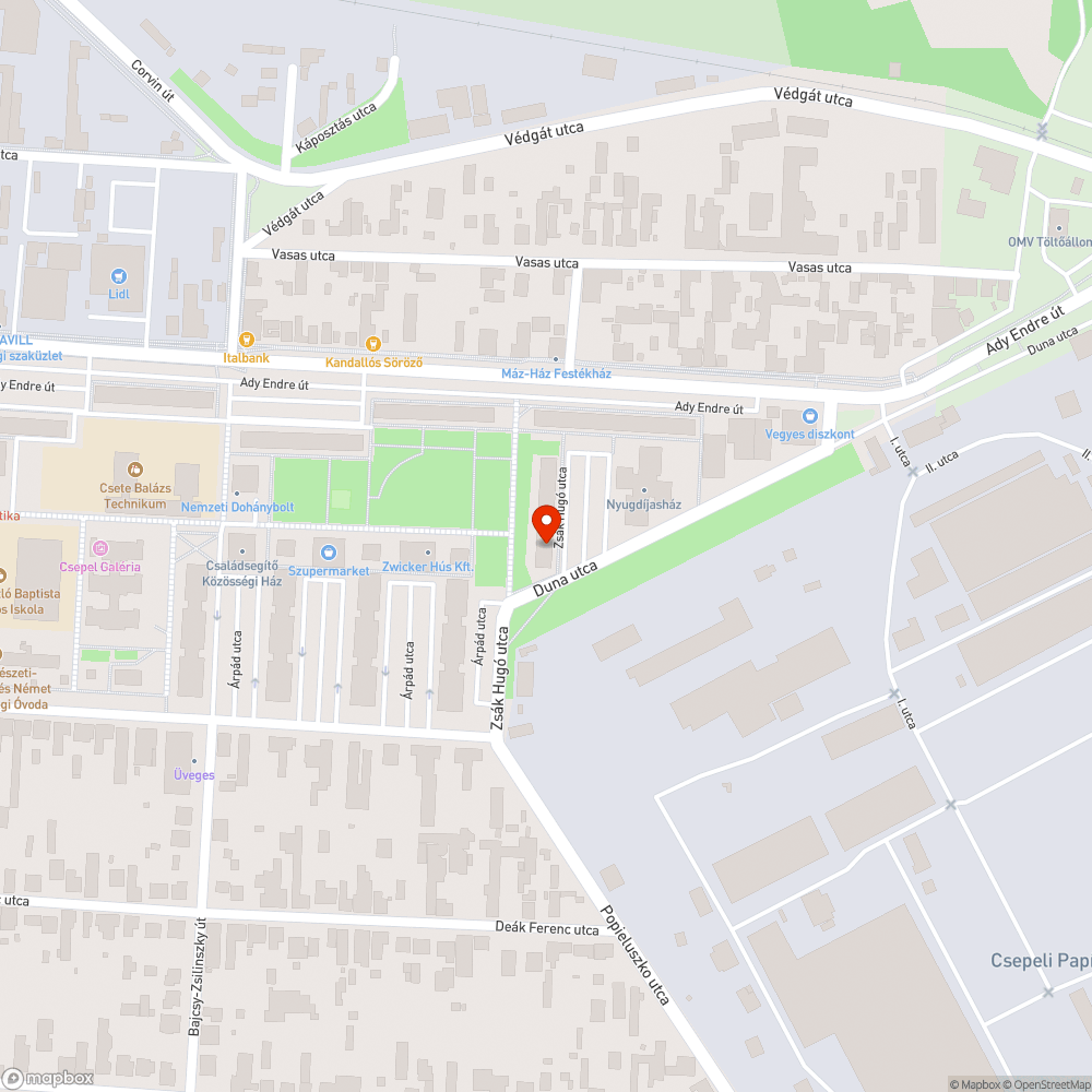 Bálványfa bejelentés helye