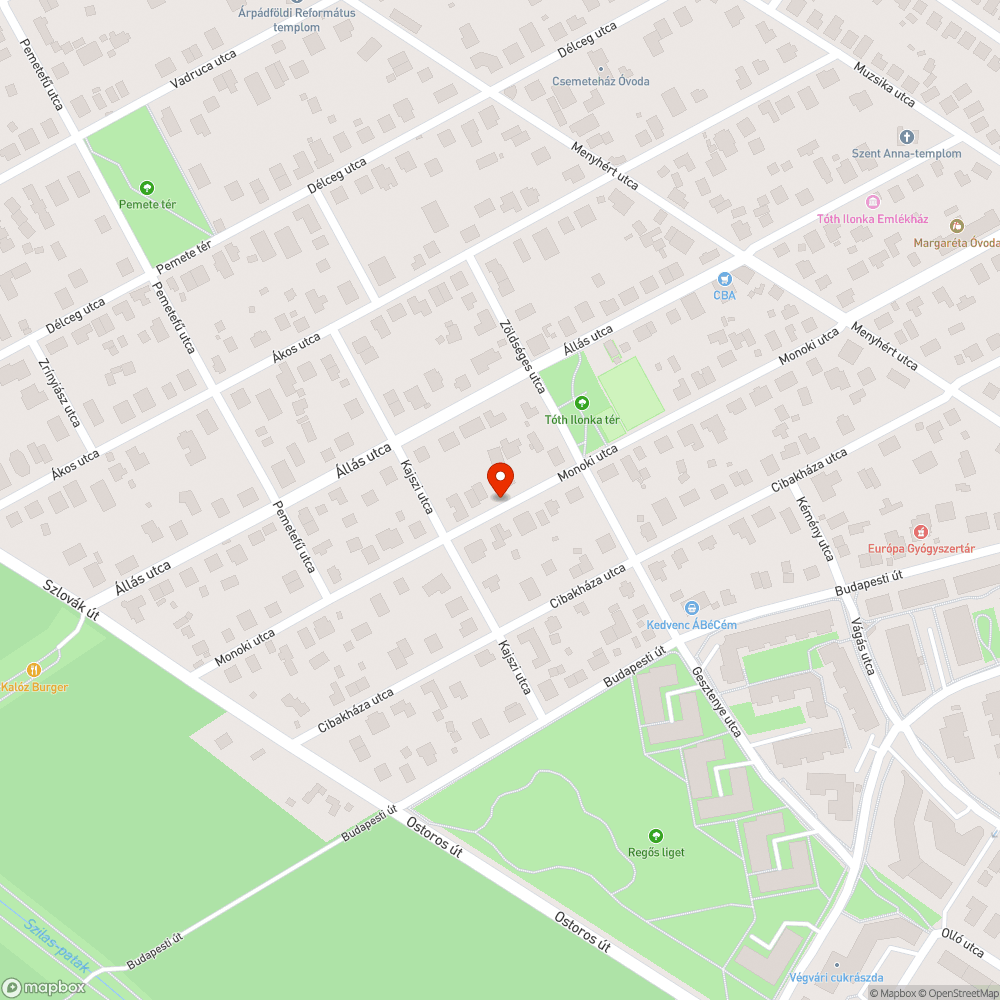 Eldugult csatorna-összefolyó bejelentés helye