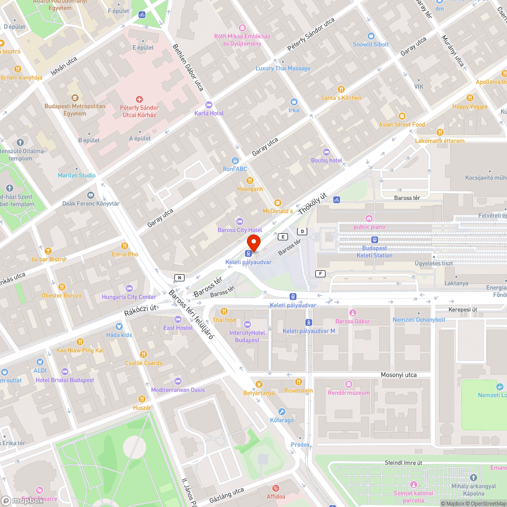 Nem működő WiFi M4 Keleti pályaudvari végállomás bejelentés helye