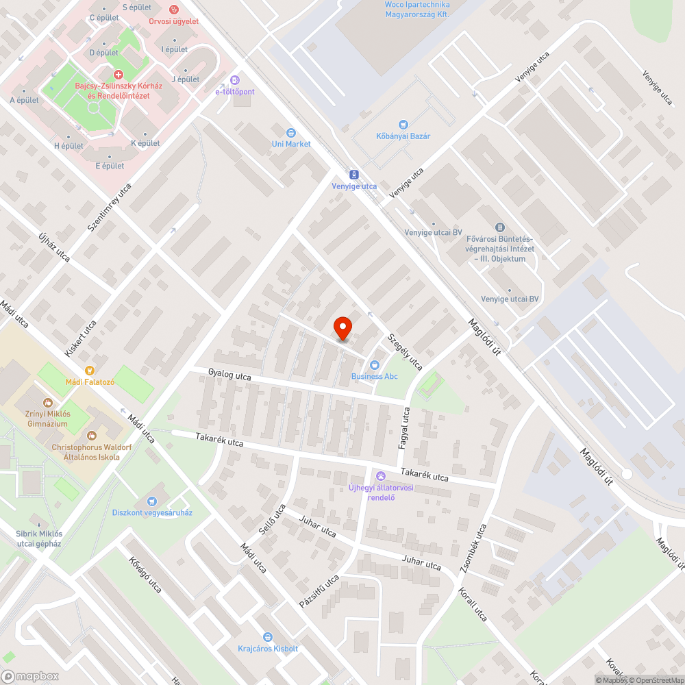 Hatósági jelzés nélküli Mazda közterületen bejelentés helye