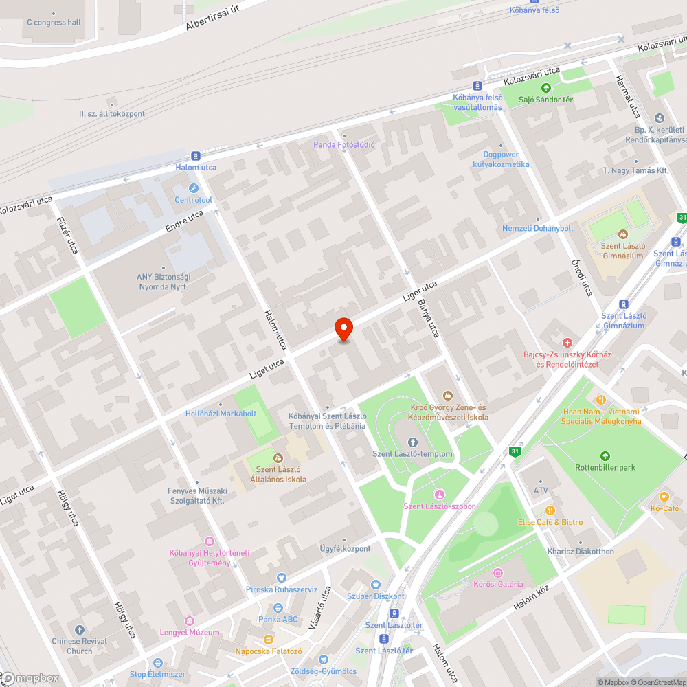 Elhagyott gumiabroncs bejelentés helye