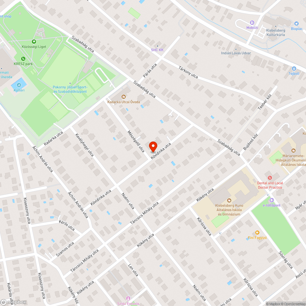 Veszélyes földomlás, beszakadás út mentén bejelentés helye