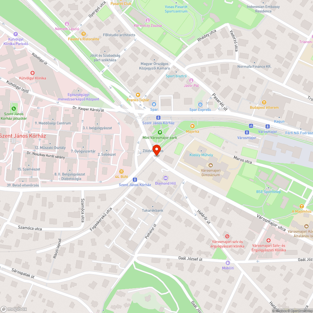 keskeny járdát szűkítő növényzet bejelentés helye