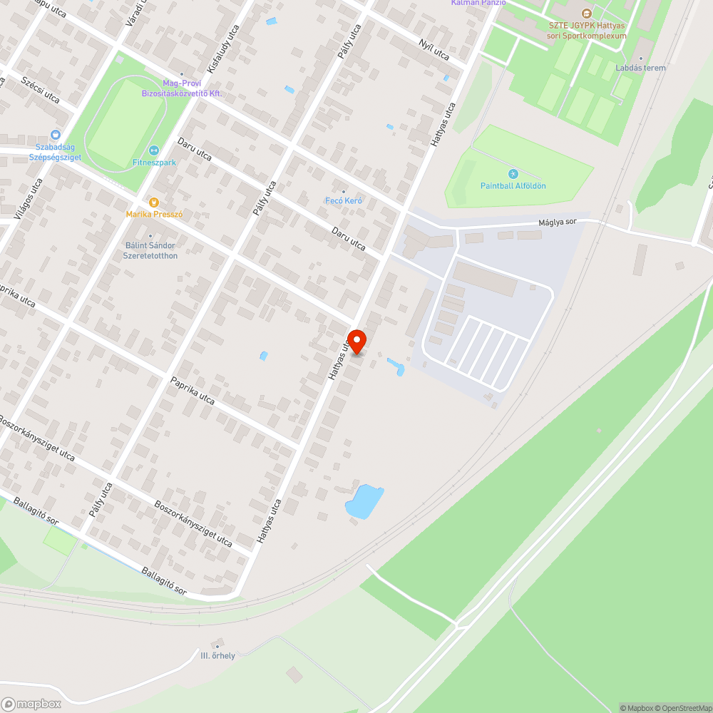 Zöld területen parkoló autók bejelentés helye