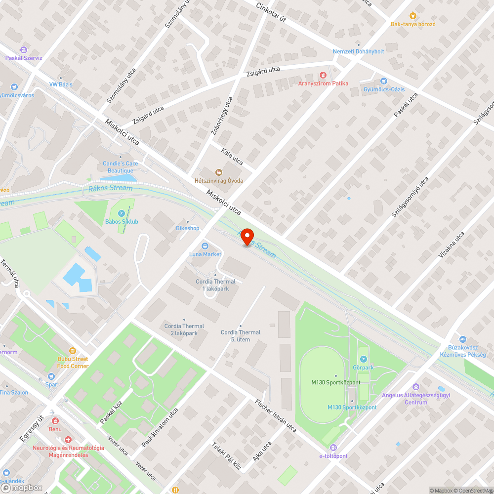 Kidőlt fa bejelentés helye