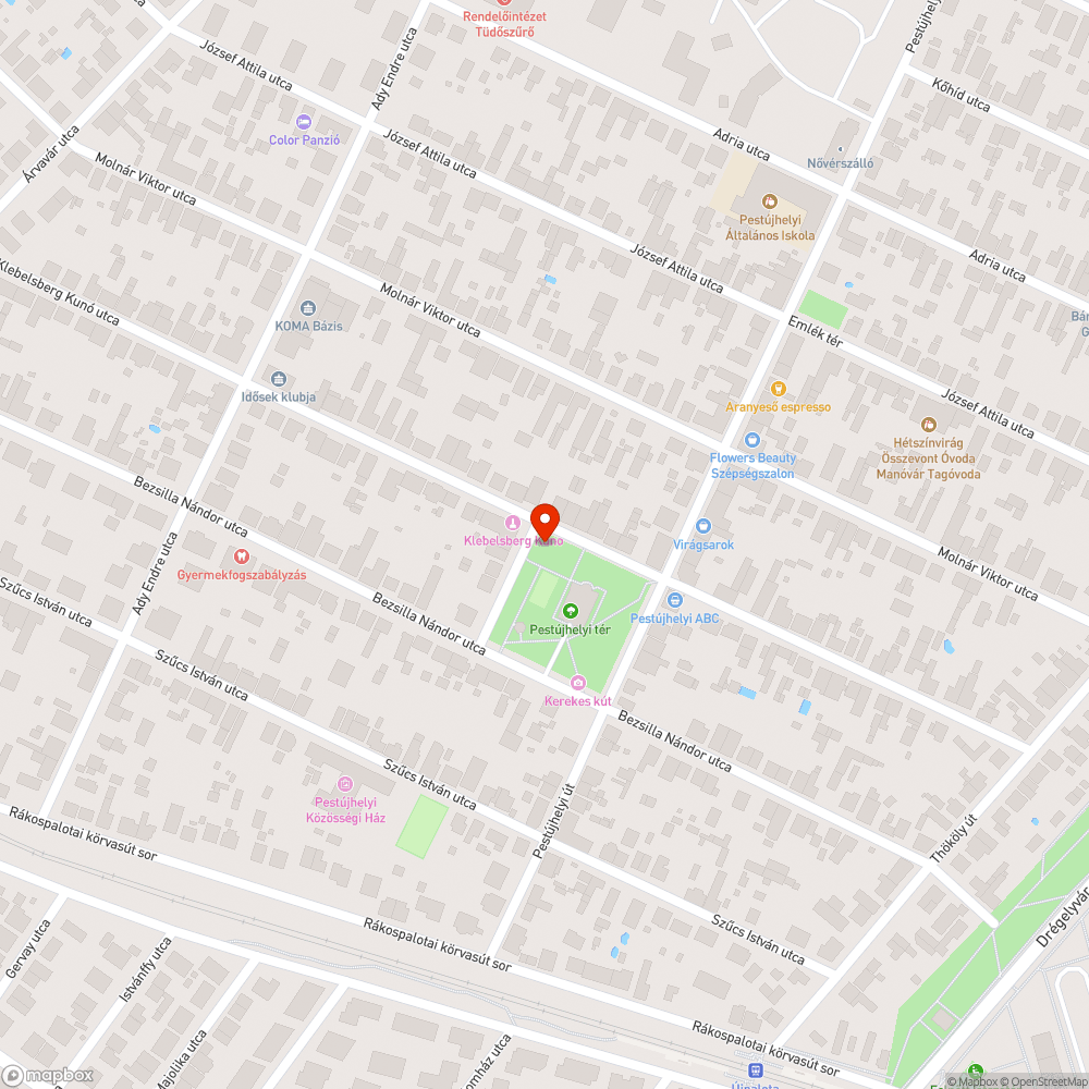 Megrongált kerítés bejelentés helye