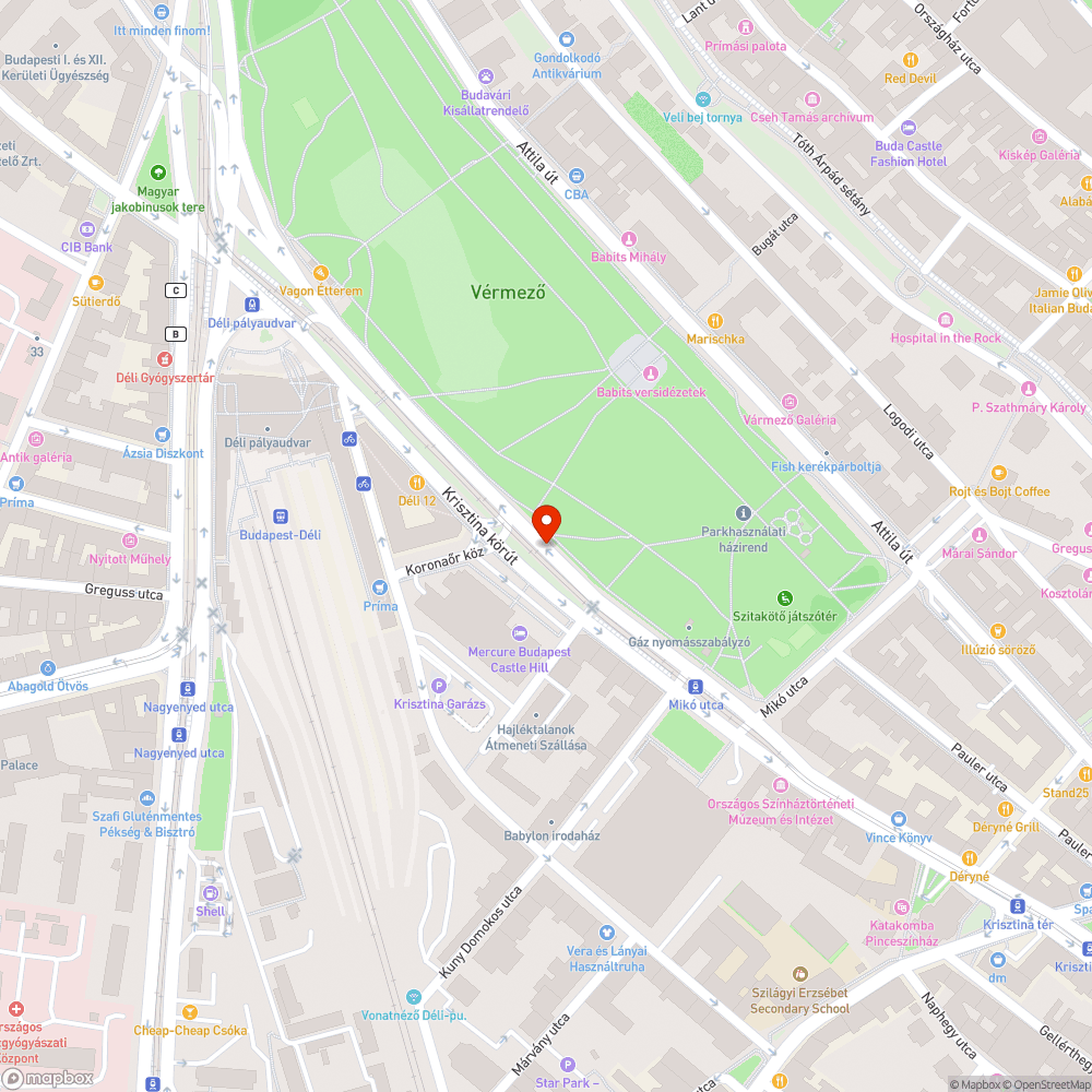 Kerékpársáv bejelentés helye