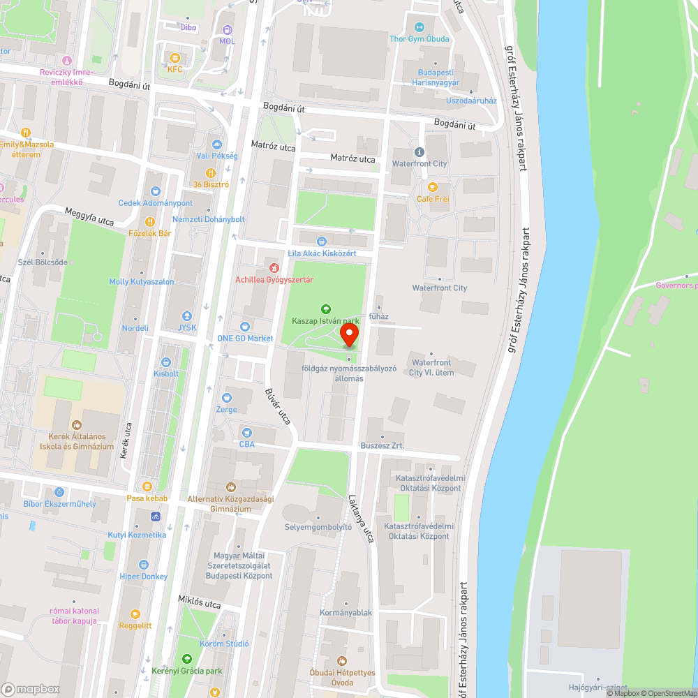 Járdára vezetett esővíz bejelentés helye