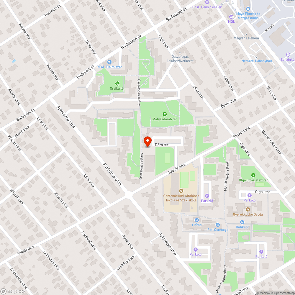 Letört faág bejelentés helye