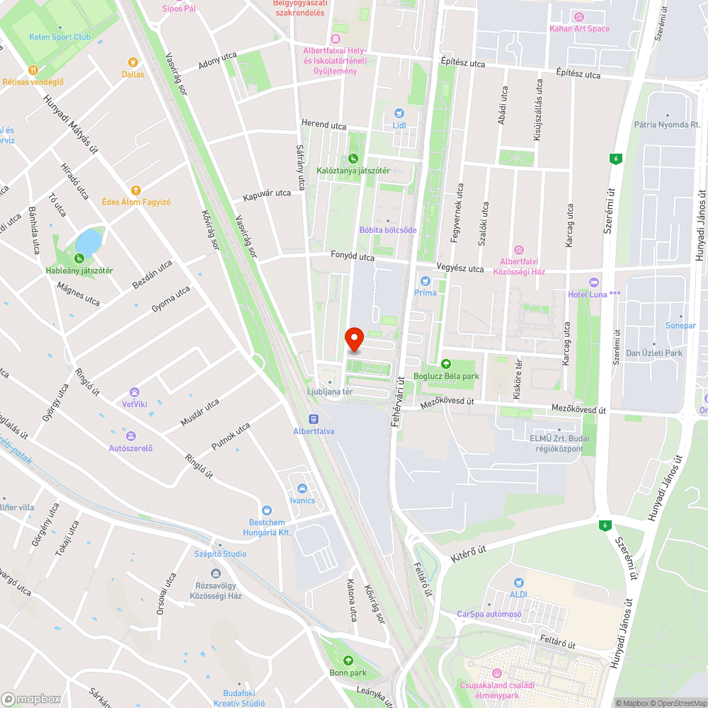 Kídőlt fa bejelentés helye