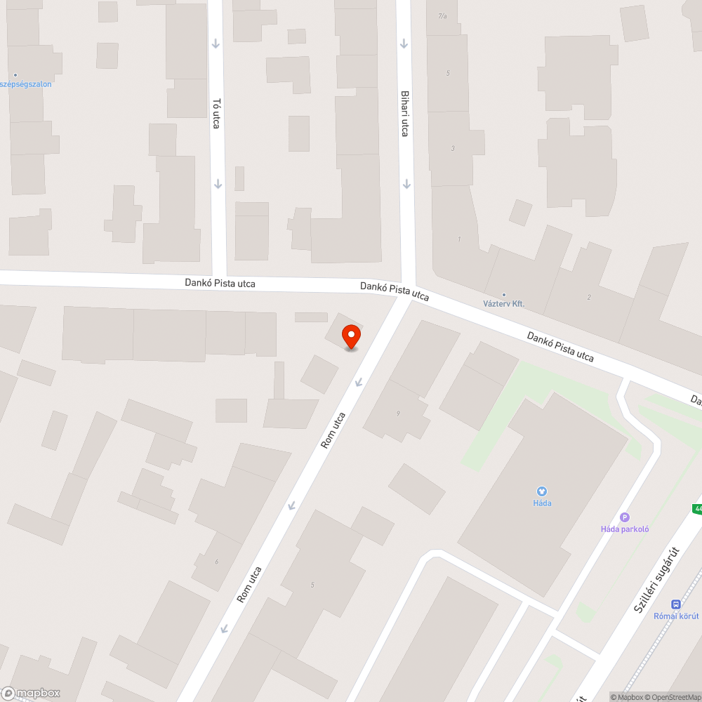 Kiszáradt fa bejelentés helye