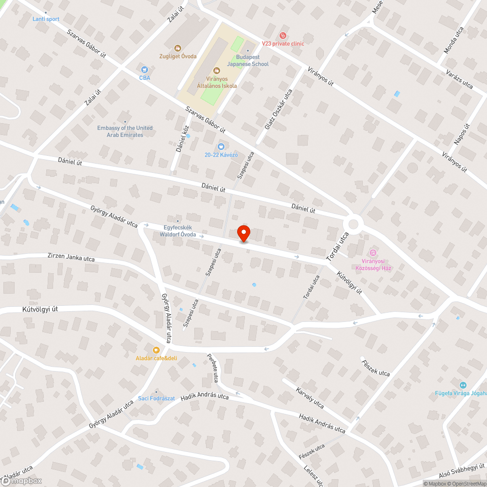 XII Kiss Áron utcában 3 napja nincs közvilágítás bejelentés helye