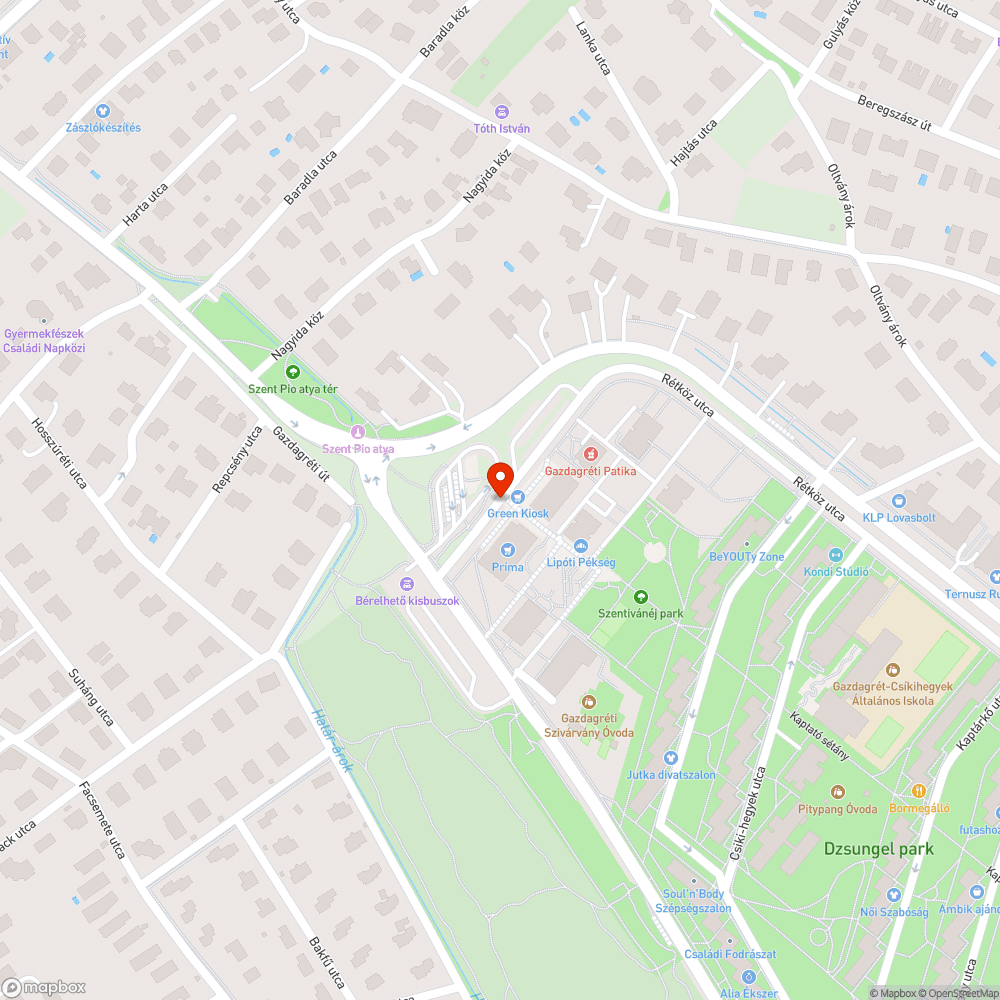 Sokadszorra meghibásodott útburkolat a Gazdagréti téren bejelentés helye