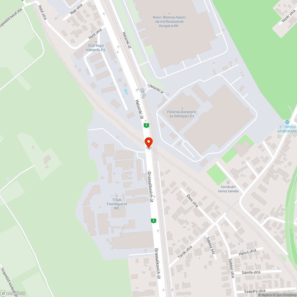 Festékgyári lámpa elromlott bejelentés helye