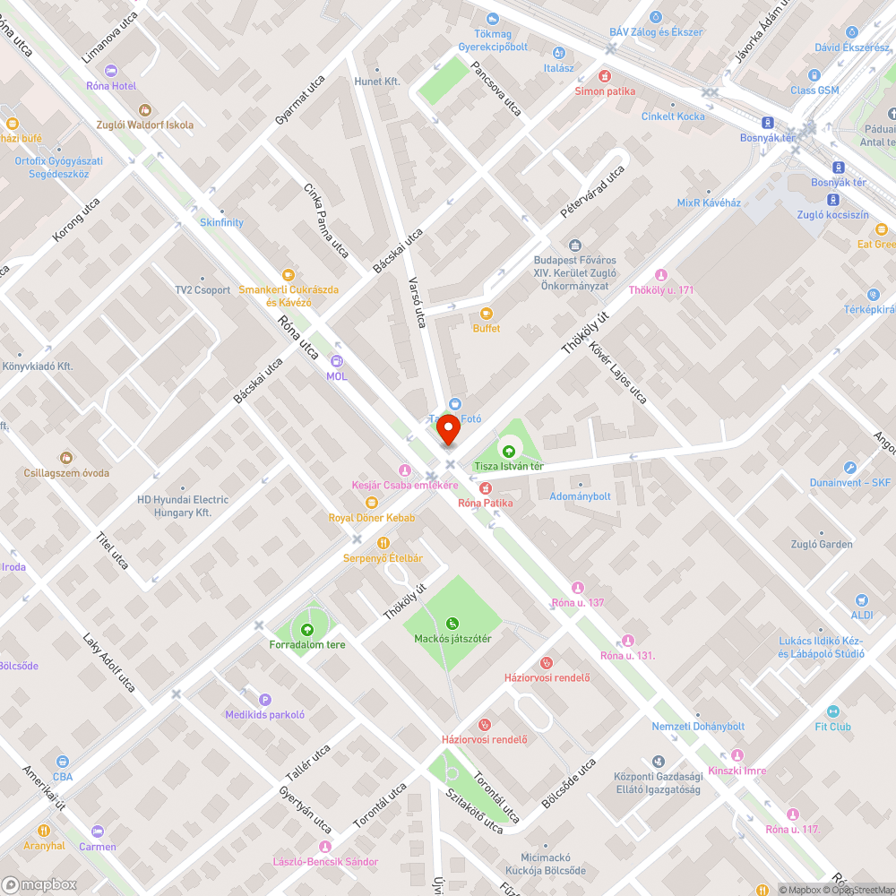 Balesetben kidöntött közlekedési tábla, jelzőlámpa bejelentés helye