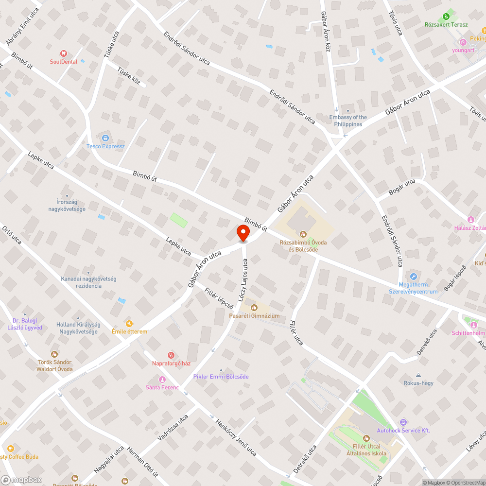 Bugyogó víz bejelentés helye