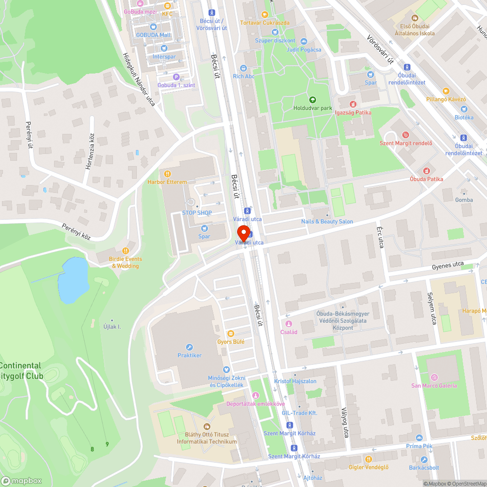 Sáros járda bejelentés helye