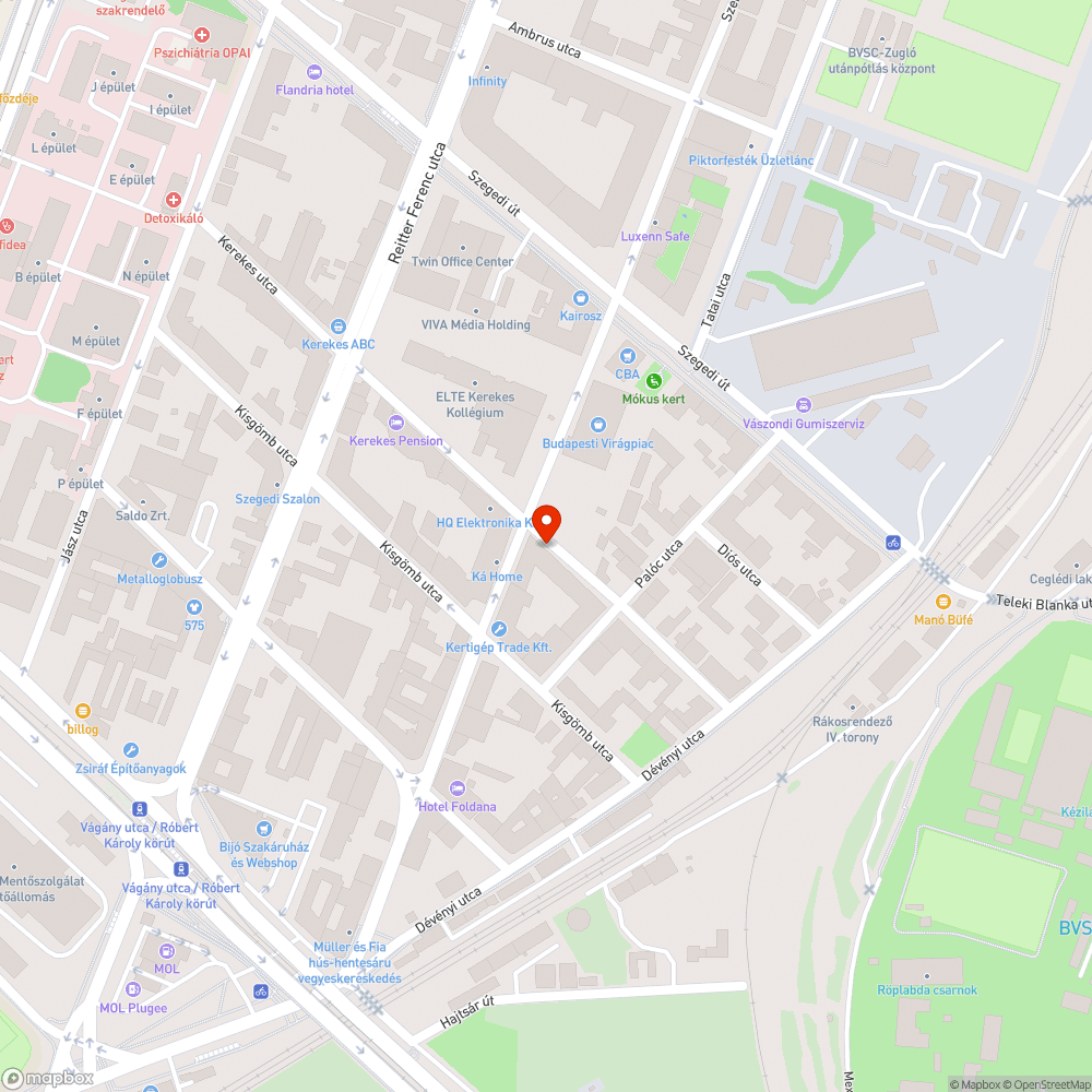 Közlekedést akadályozó növényzet bejelentés helye