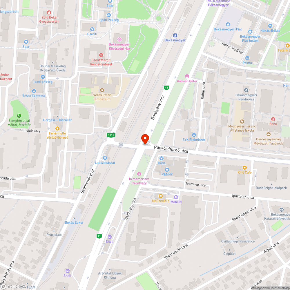 Eldugult víznyelő bejelentés helye