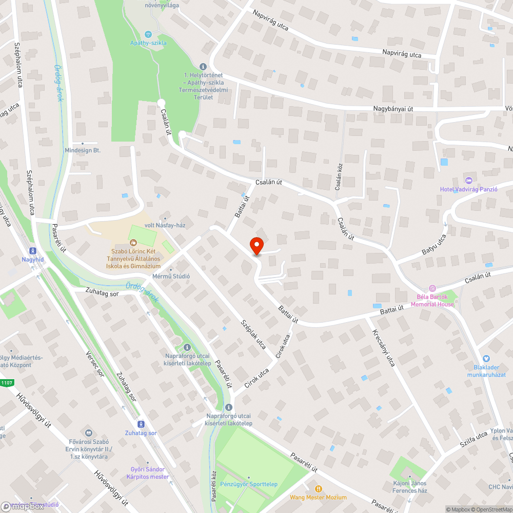 Talajból feltörő víz bejelentés helye