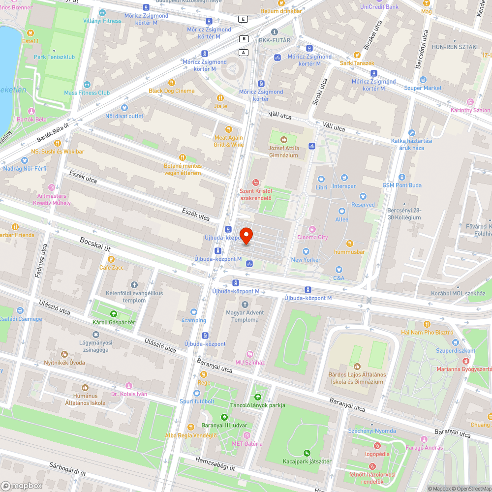 A fehérvári úti piac beázik bejelentés helye