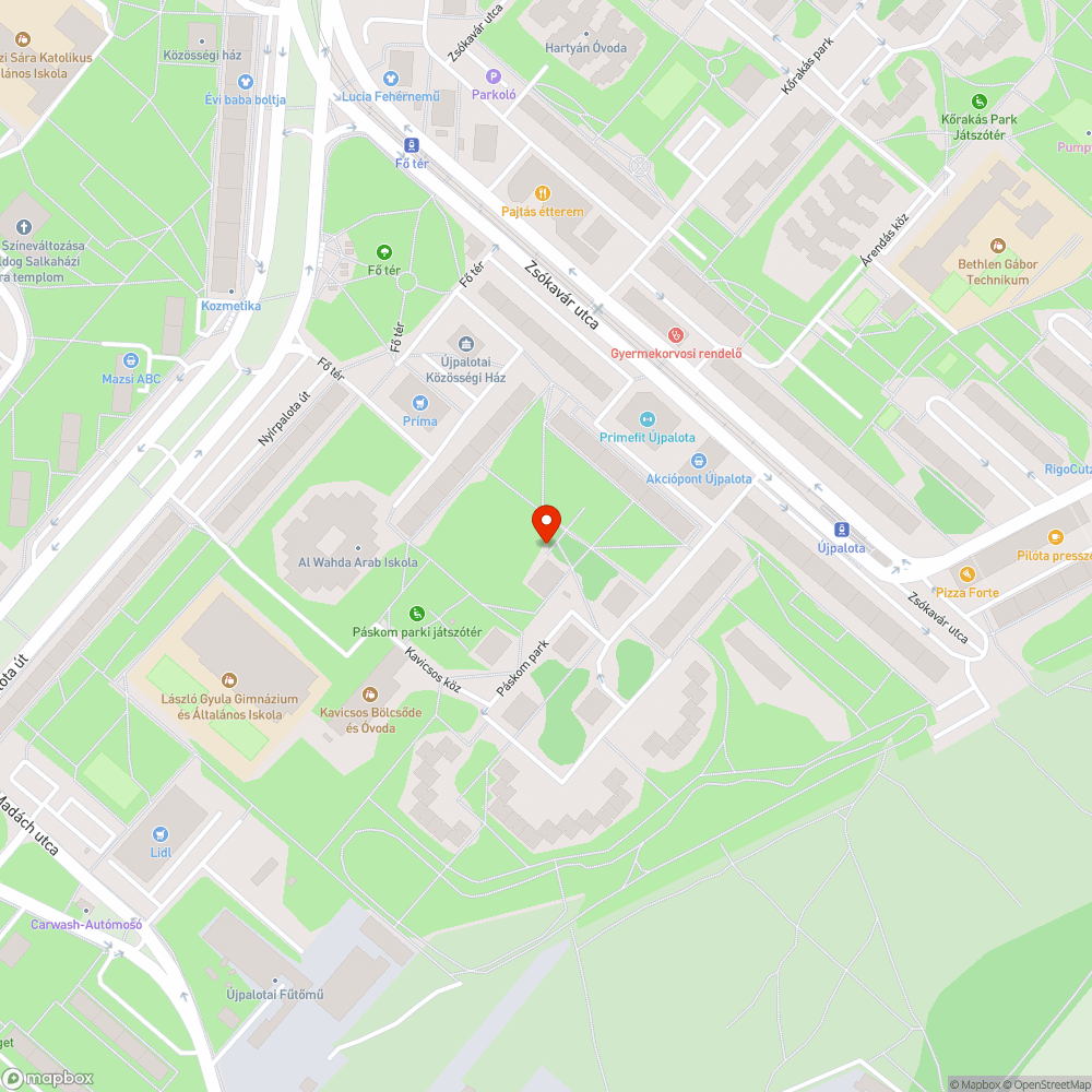 Tönkrement padok bejelentés helye