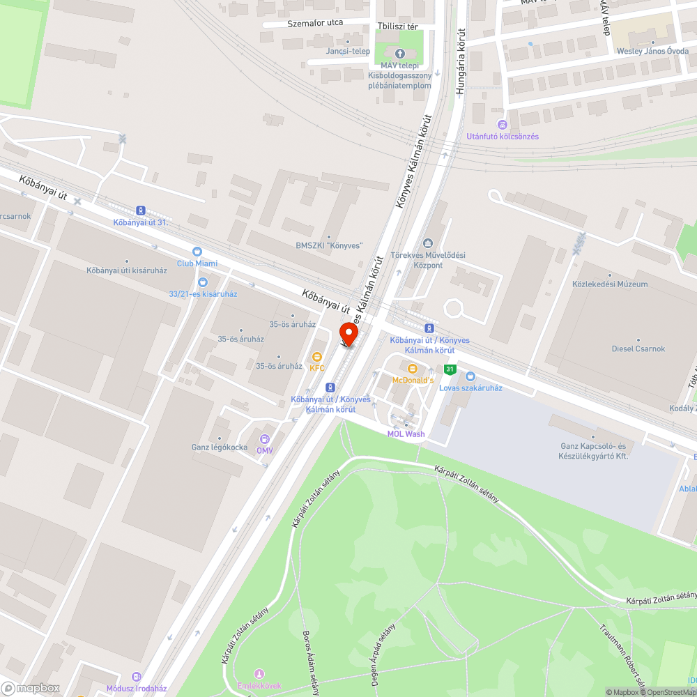 Használhatatlan kuka bejelentés helye