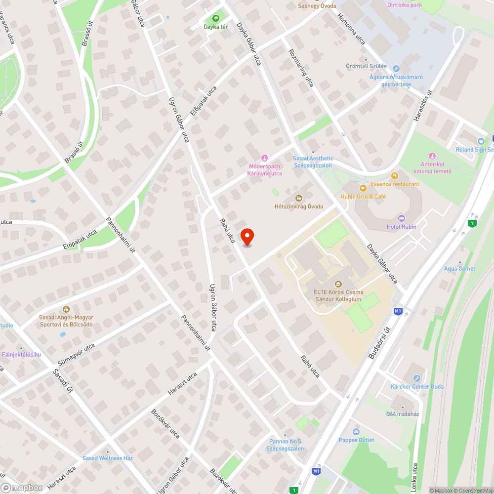 Rahó utca bútorlapok bejelentés helye