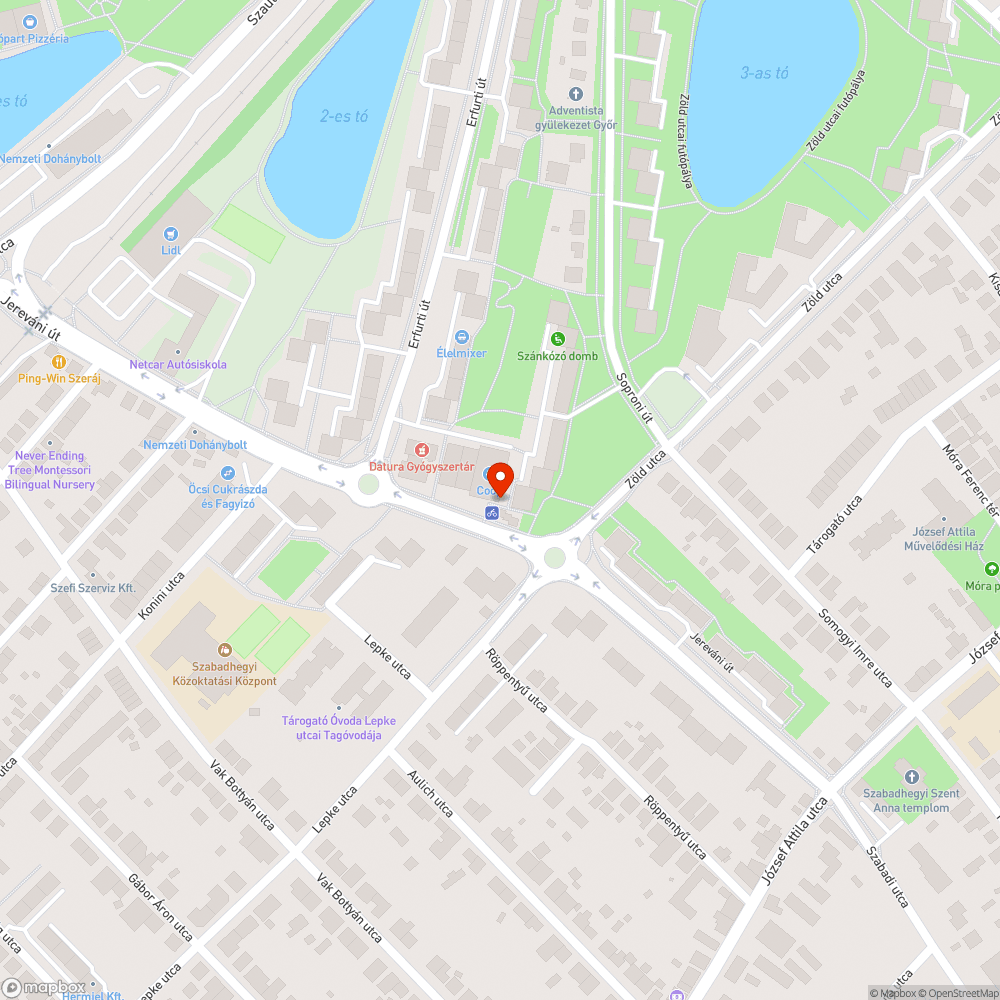 Elhagyatott Auchan bevásárlókosár bejelentés helye