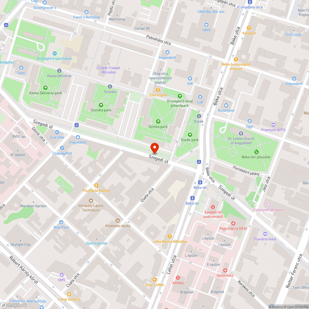 Gödör a járdán bejelentés helye