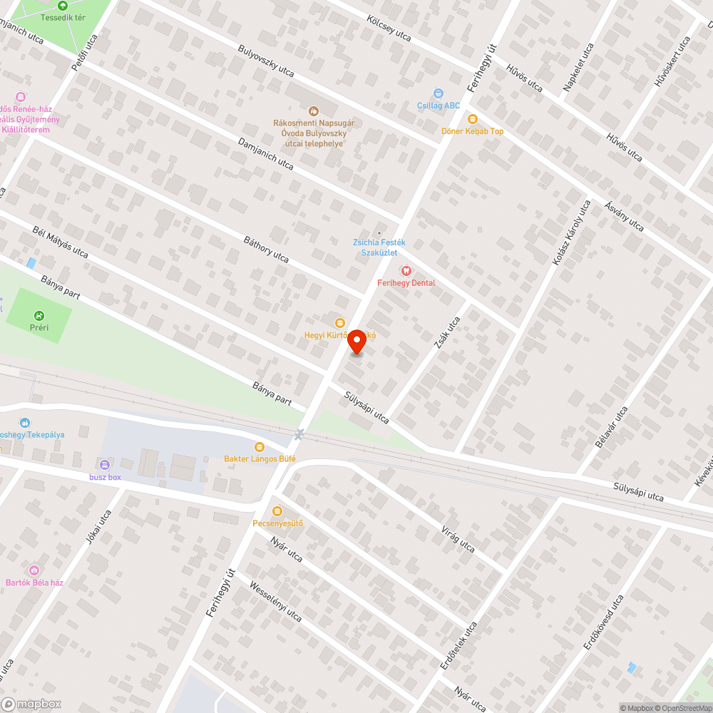 Felsővezetékekre lógó faágak bejelentés helye