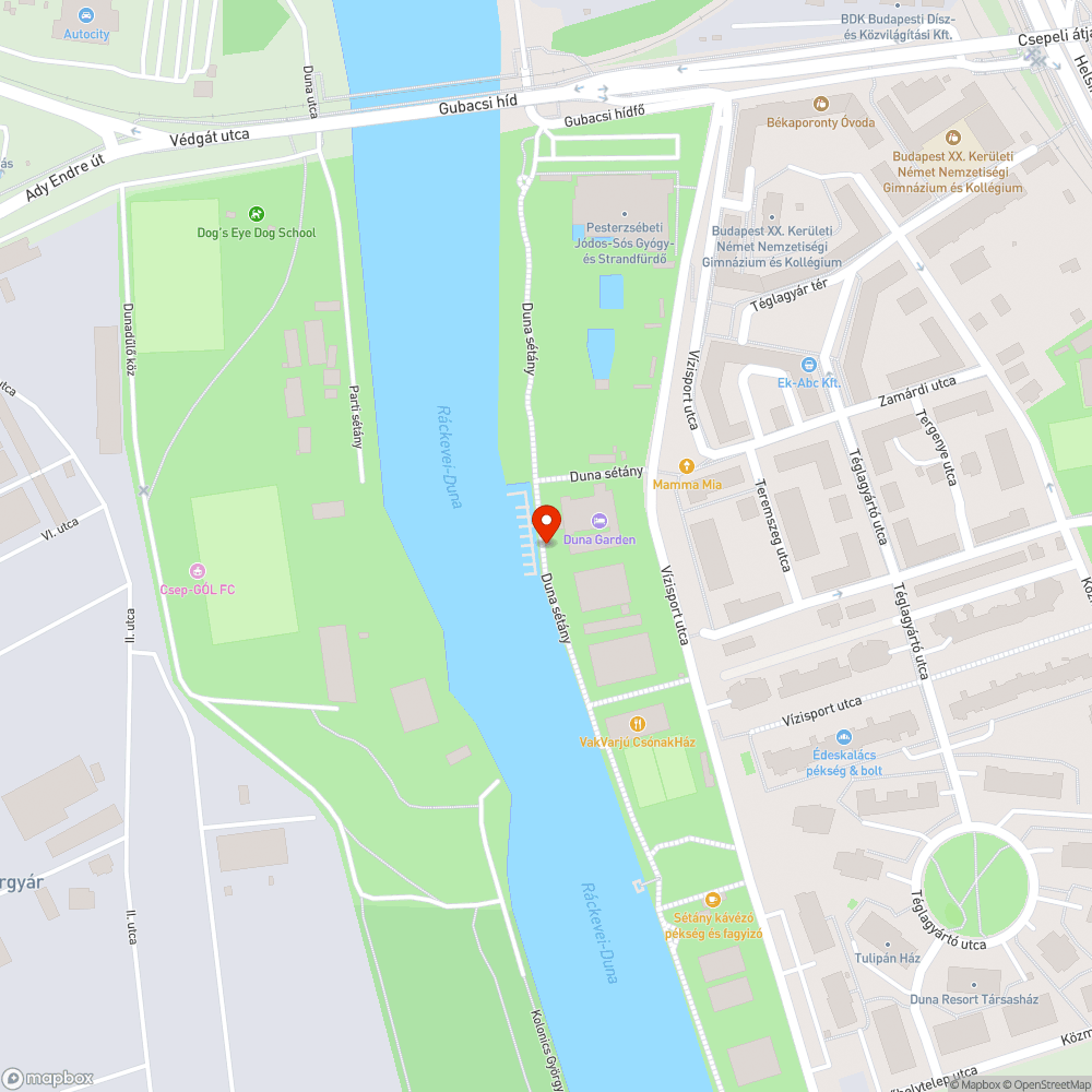 Vízimadarak etetése bejelentés helye