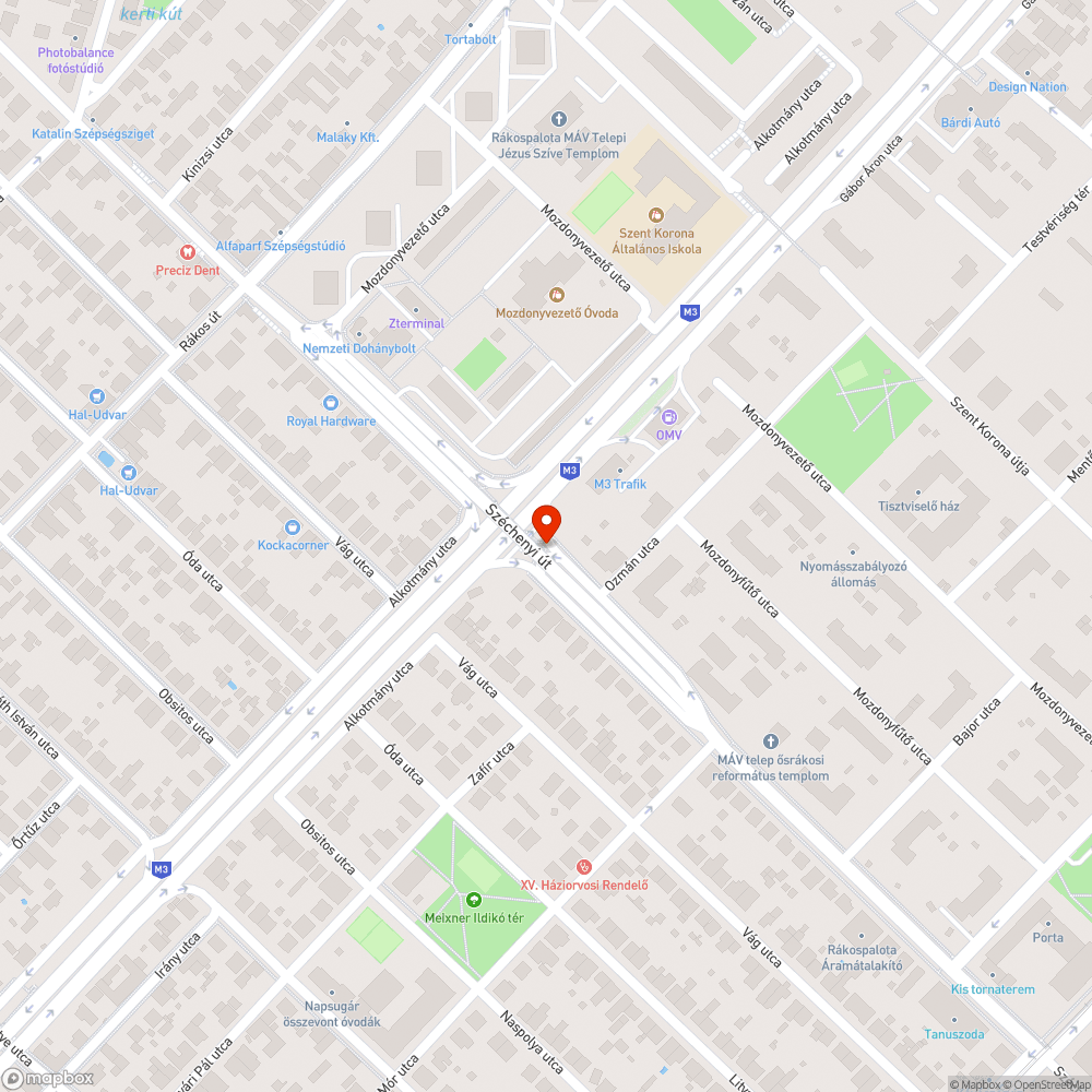 Rossz korlát és járda a gyalogos felüljárón bejelentés helye