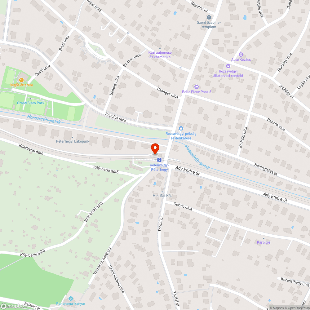 Sitt és szemeteszsákok Kelenvölgy-Péterhegyben bejelentés helye