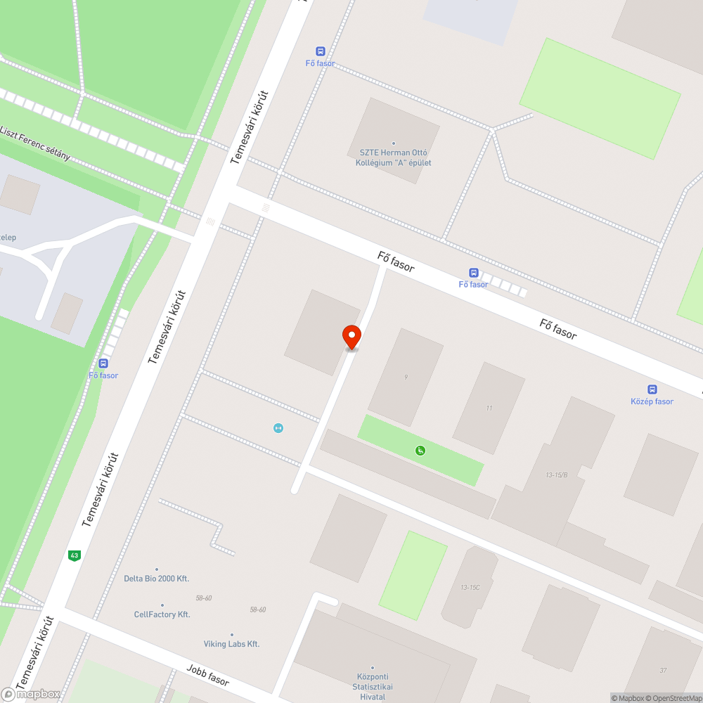 Pislákoló lámpa bejelentés helye