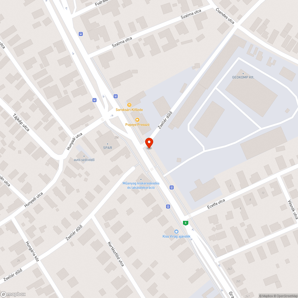 Védelmi oszlop bejelentés helye