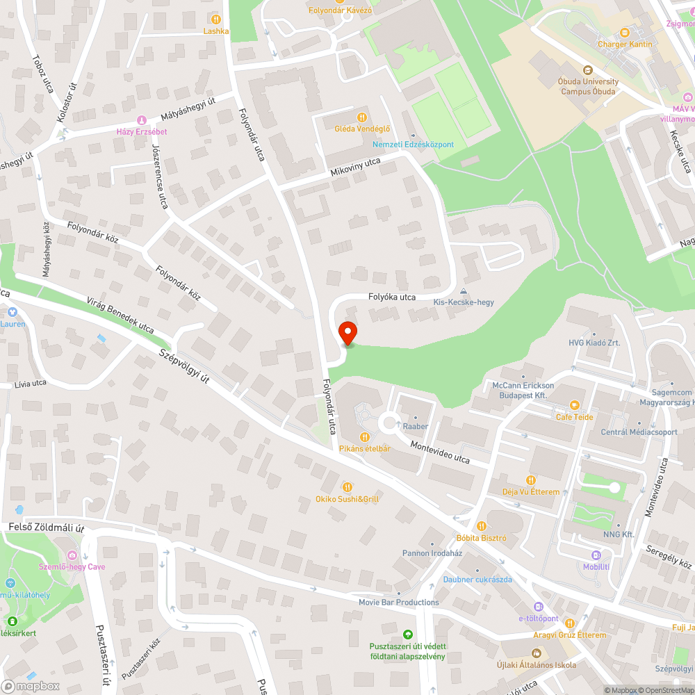 Beláthatatlan kanyar bejelentés helye