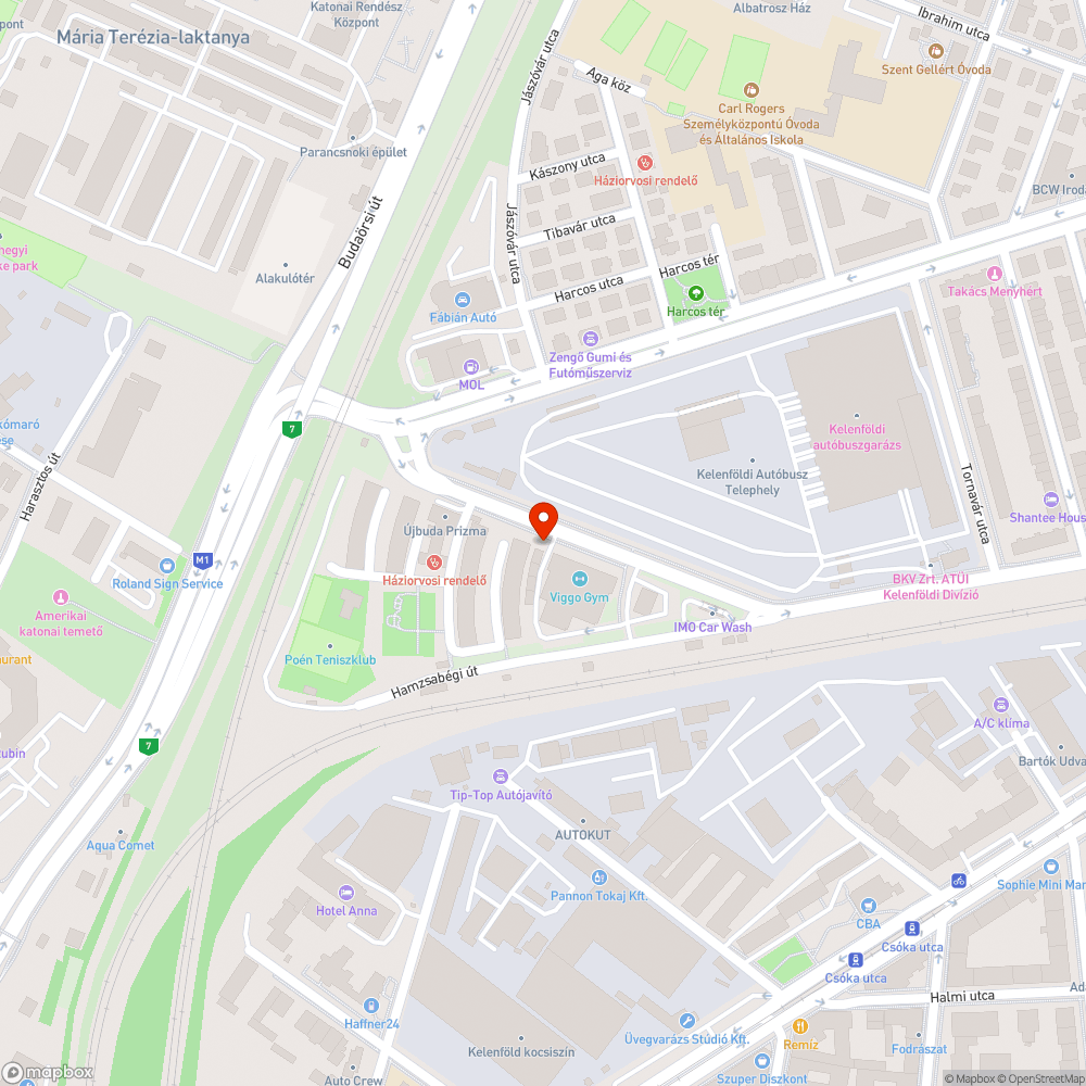 Hiányzó tábla és megdőlt oszlop bejelentés helye