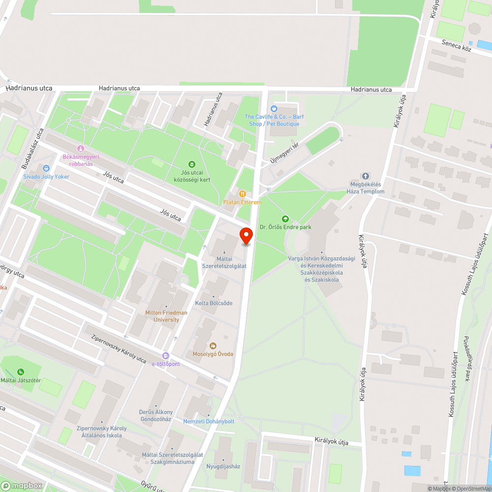 Halott fa bejelentés helye