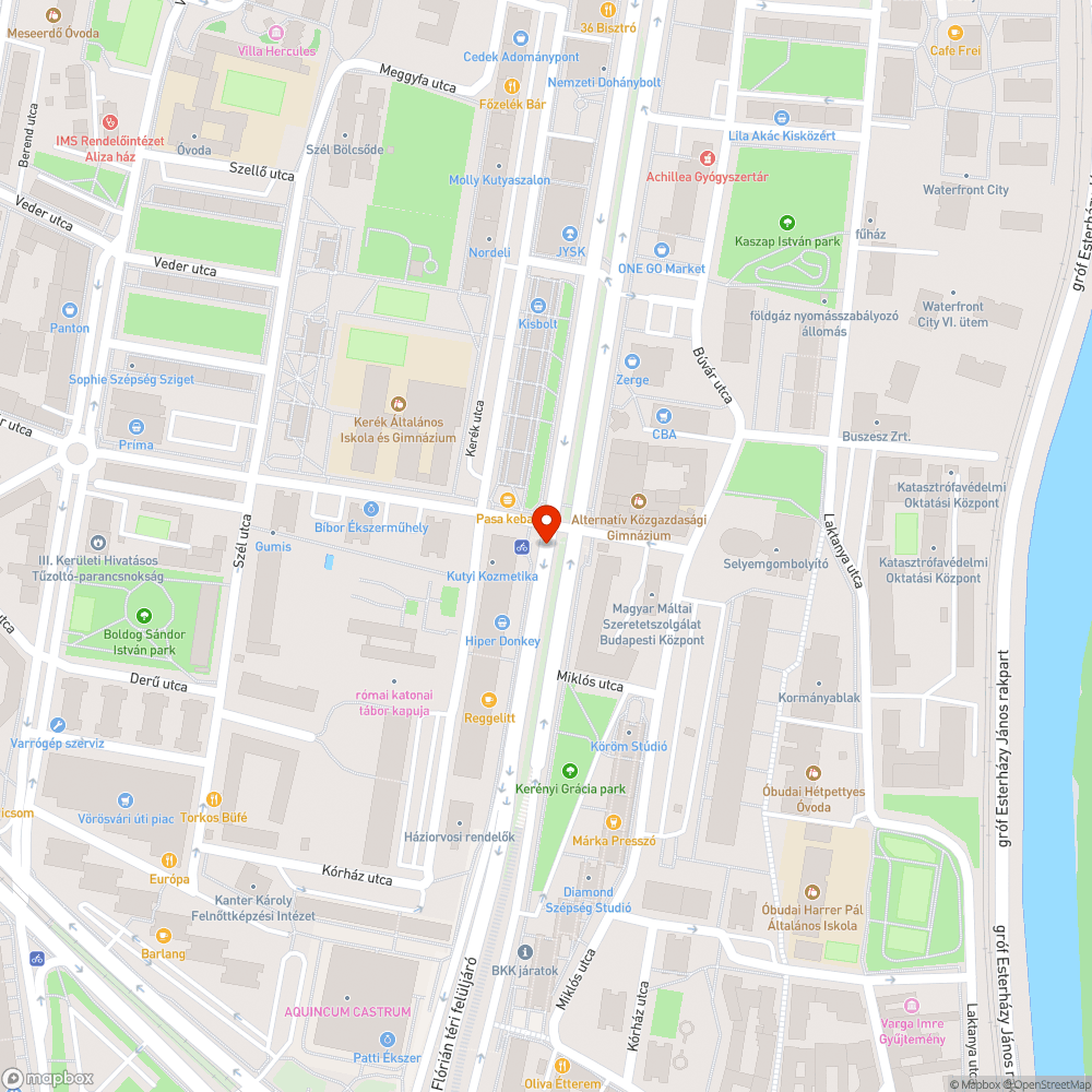 Lefolyó kiáll az útból bejelentés helye