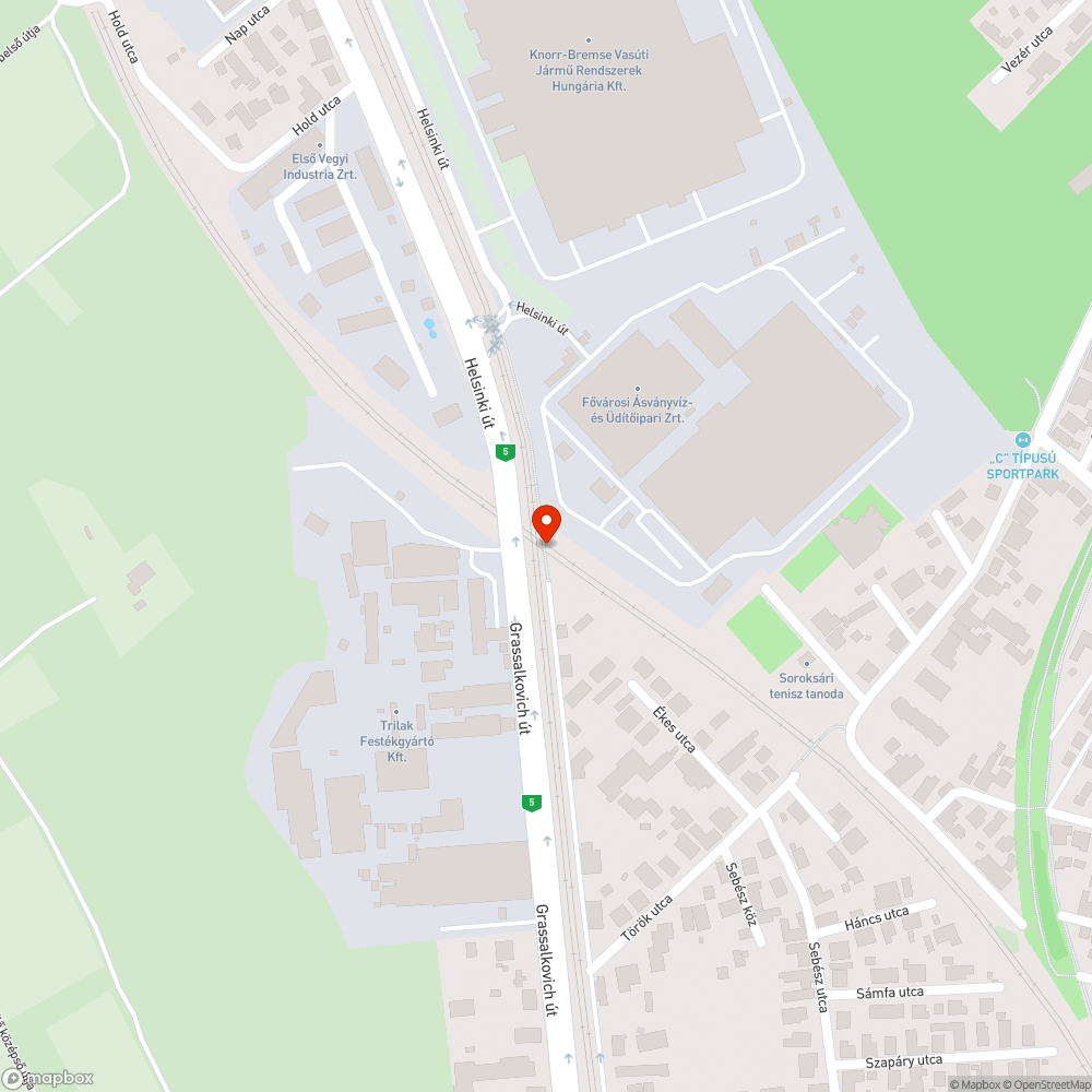 Szemétlerakó a vasút mentén bejelentés helye