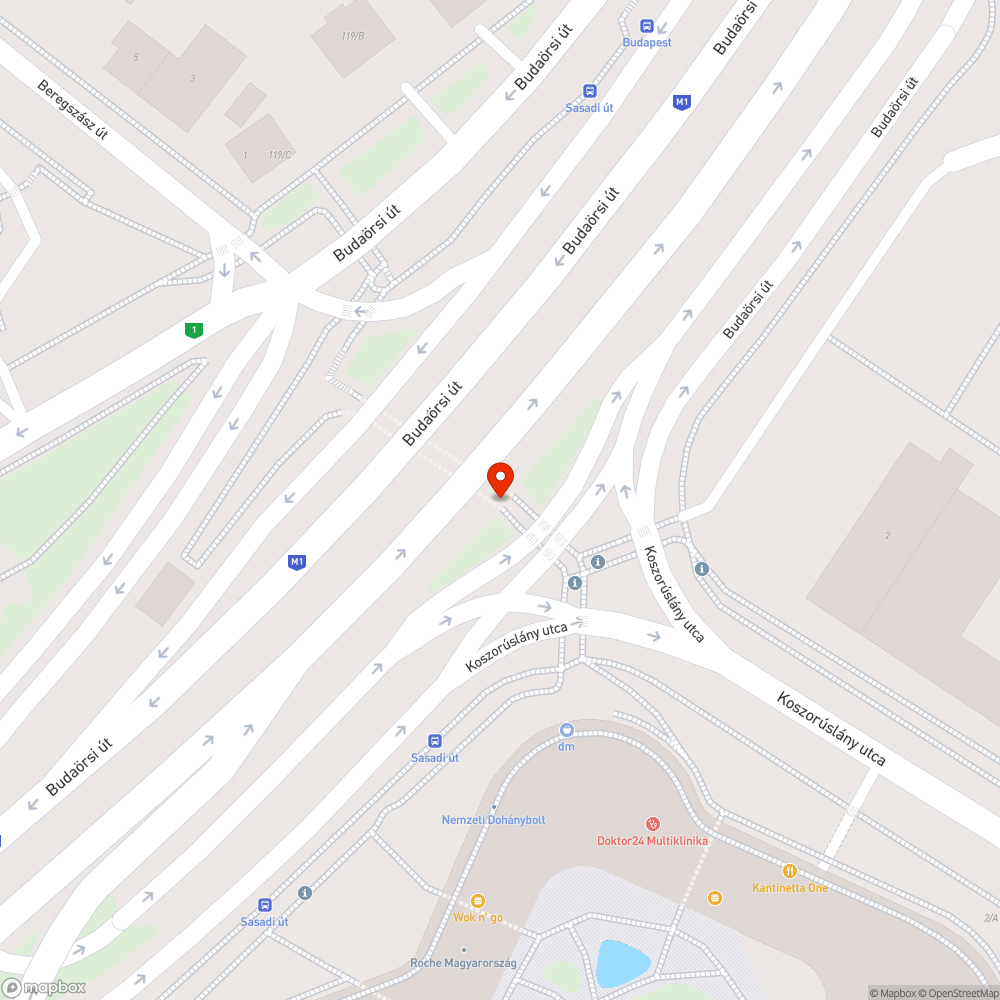 Koszorúslány utca teli szemetes bejelentés helye