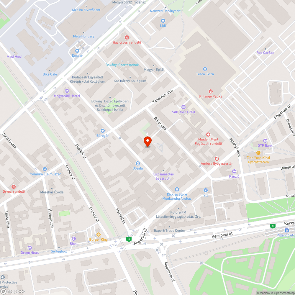 Elhagyott epitesi godor bejelentés helye