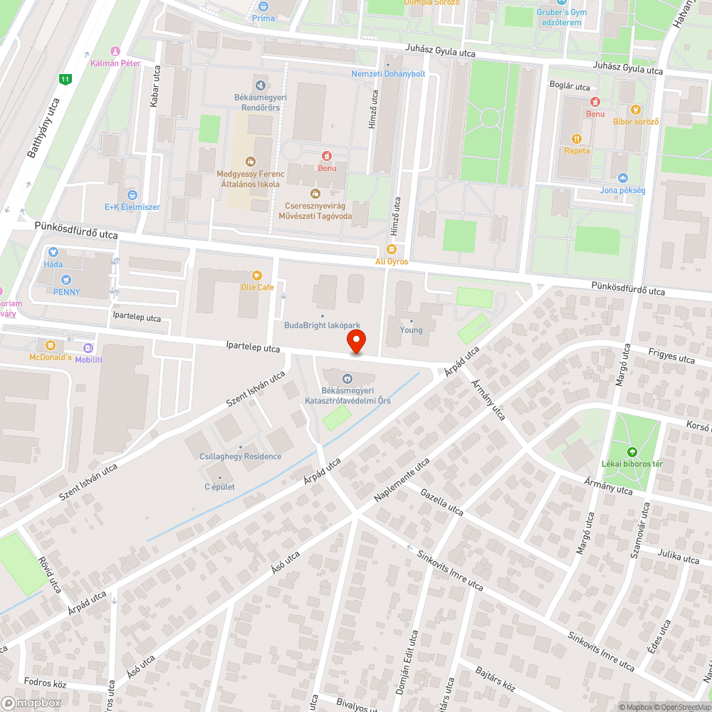 Tisztítandó csatorna bejelentés helye