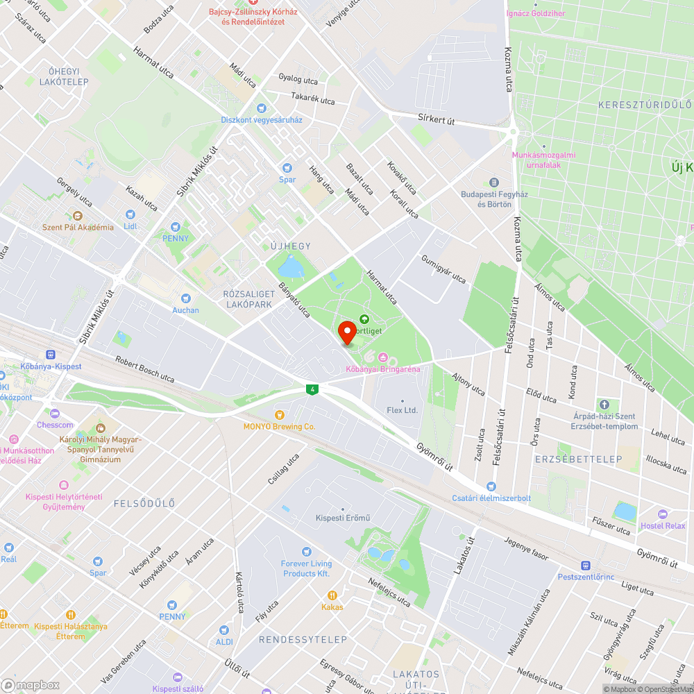 Kiszáradt beteg, balesetveszélyes fa, Kőbánya, sportligeti futókör mellett bejelentés helye